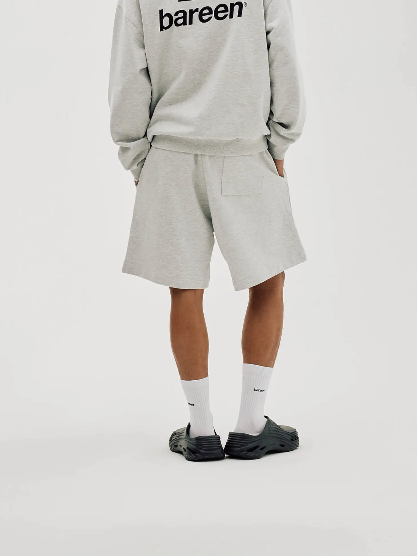 Logo Sweat Shorts, Men - Cloudy Grey