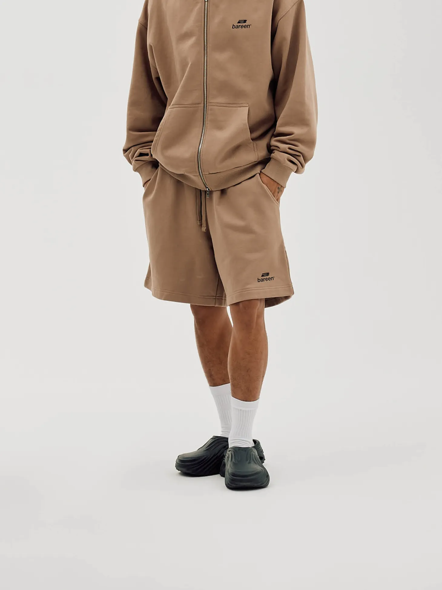 Logo Sweat Shorts, Men - Mocha