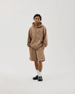 Logo Sweat Shorts, Men - Mocha