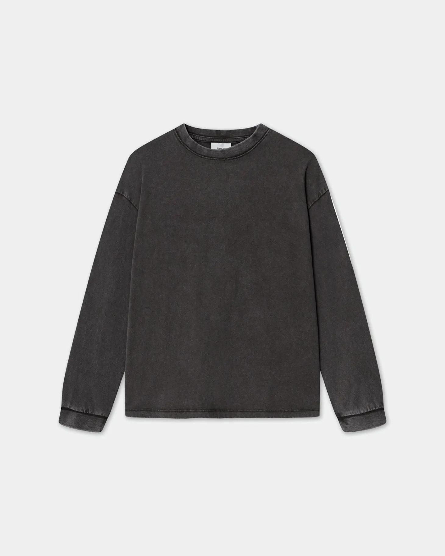 Long Sleeve Oversize, Men - Acid wash - Vintage Black
