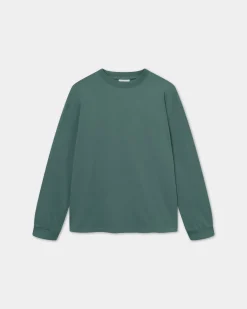 Long Sleeve Oversize, Men - Dark sage