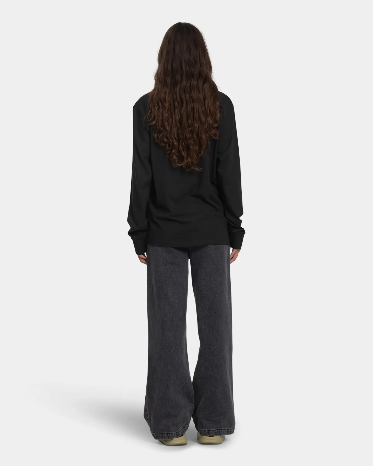 Long Sleeve Oversize, Women - Vintage Black