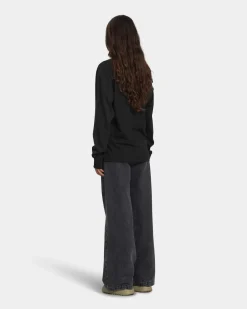 Long Sleeve Oversize, Women - Vintage Black
