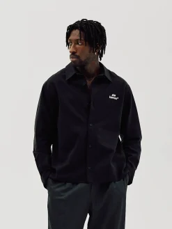 Long Sleeve Shirt, Men - Black