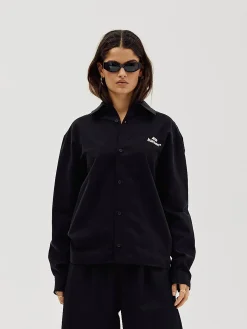 Long Sleeve Shirt, Women - Black