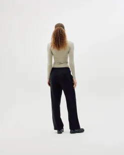 Long Sleeve Stretch Tee, Women - Clay
