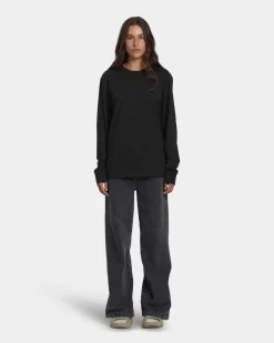 Long Sleeve, Women - Vintage Black