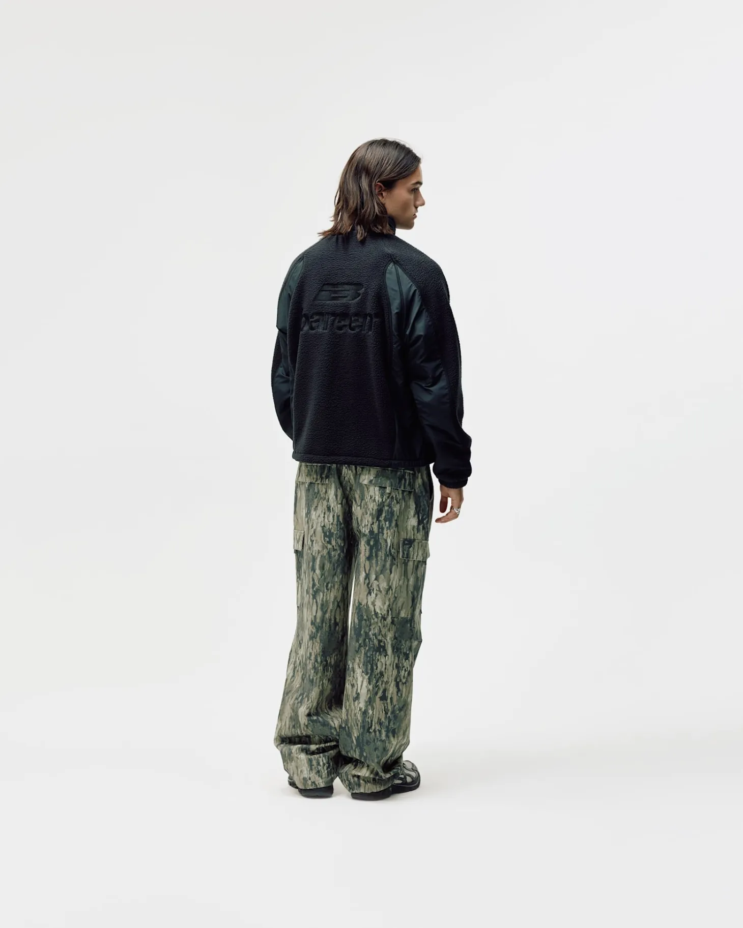 Loose Fit Cargo Trousers, Men - Camo