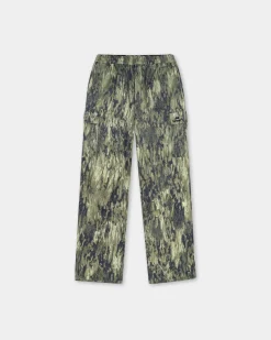 Loose Fit Cargo Trousers, Women - Camo