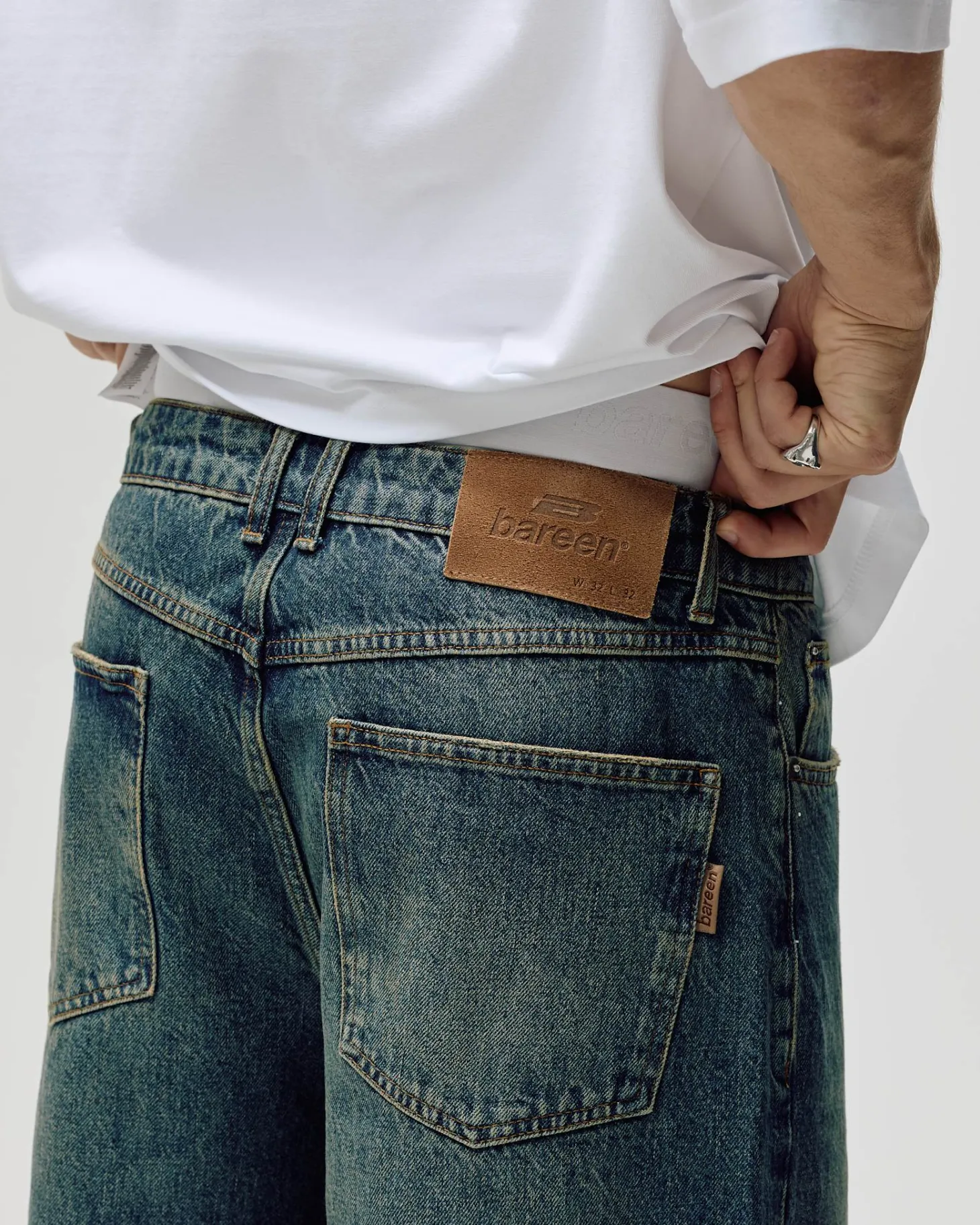 Loose Fit Jeans AW26, Men - Dark Blue Wash