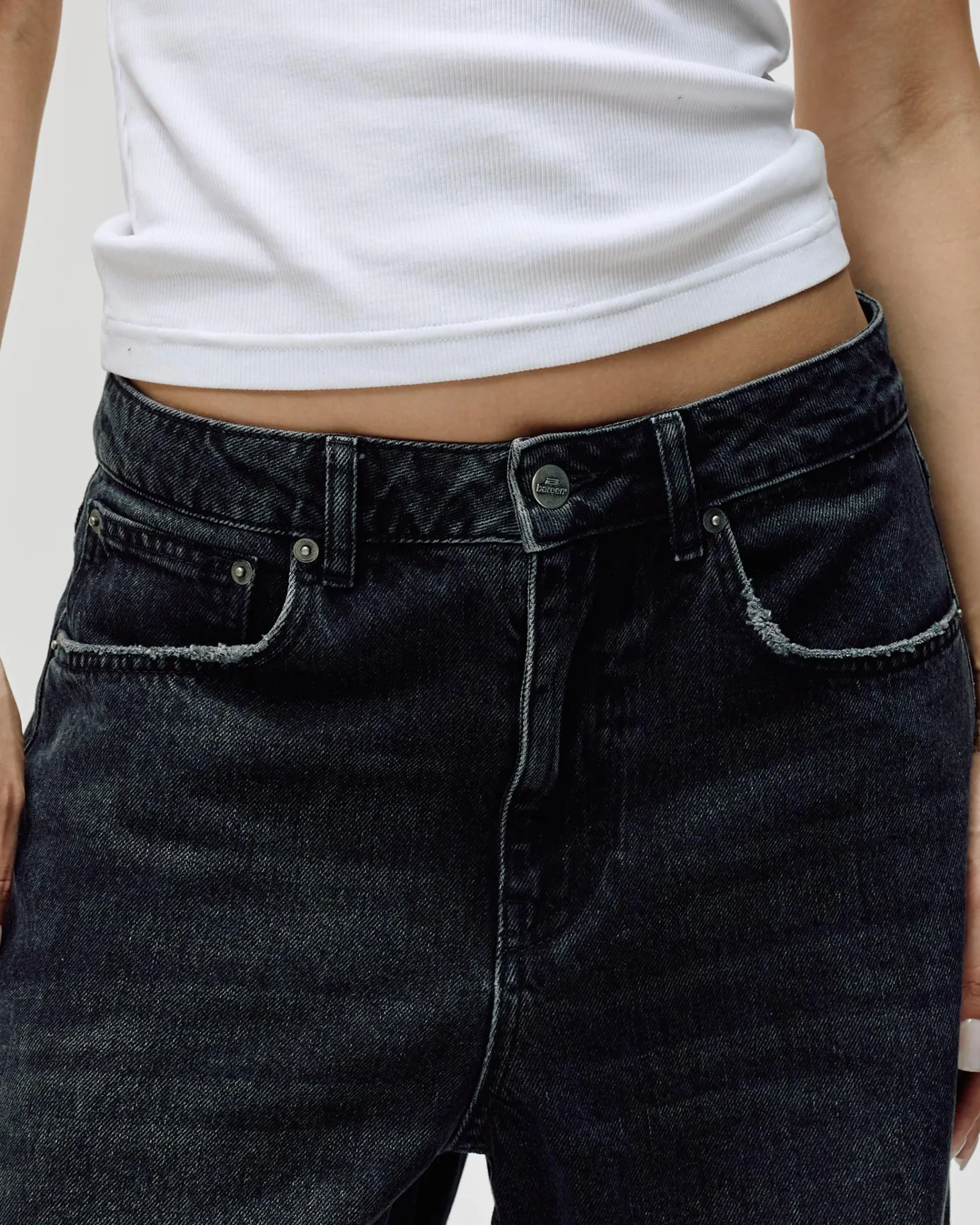 Loose Fit Jeans AW26, Women - Black Wash