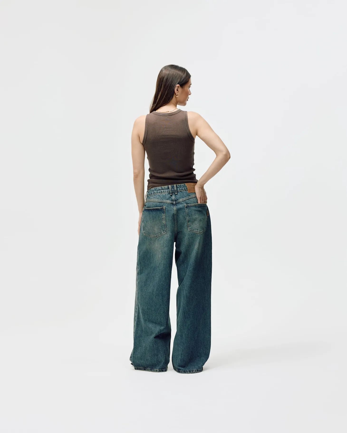 Loose Fit Jeans AW26, Women - Dark Blue Wash