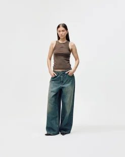 Loose Fit Jeans AW26, Women - Dark Blue Wash