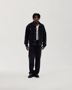Loose Fit Jeans, Men - Black