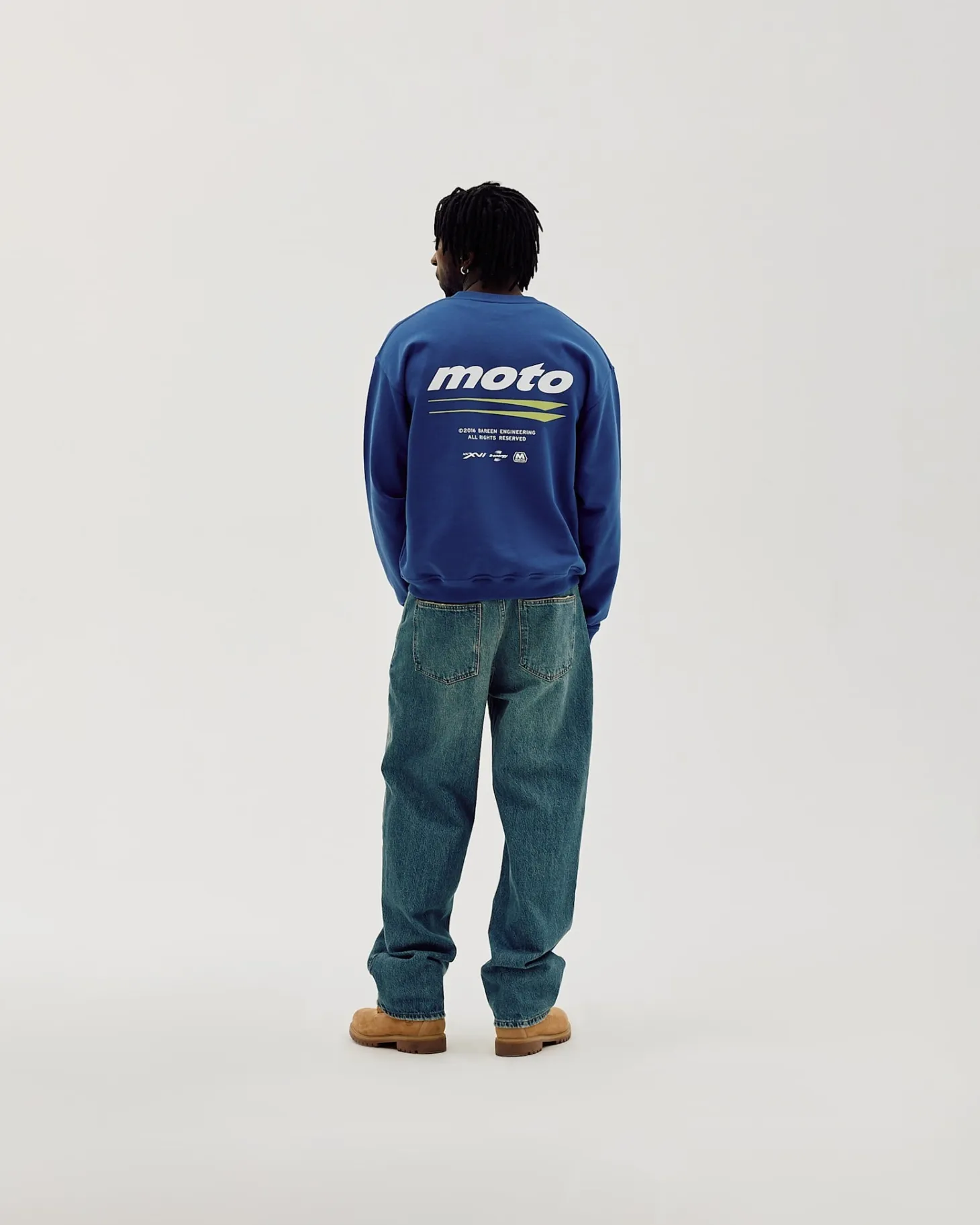 Loose Fit Jeans, Men - Faded Blue