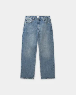 Loose Fit Jeans, Men - Faded Blue