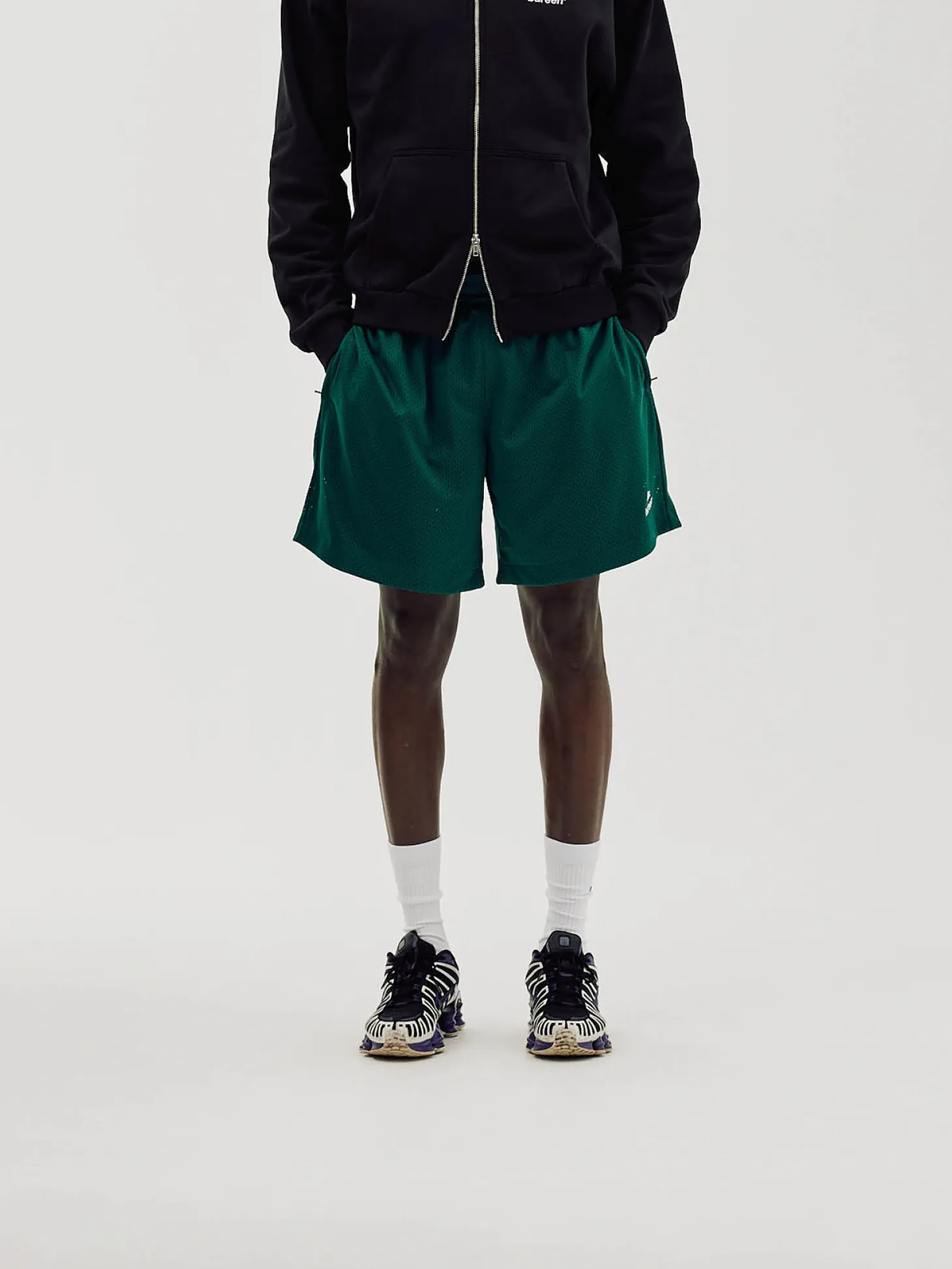 Mesh Shorts, Men - Deep Green