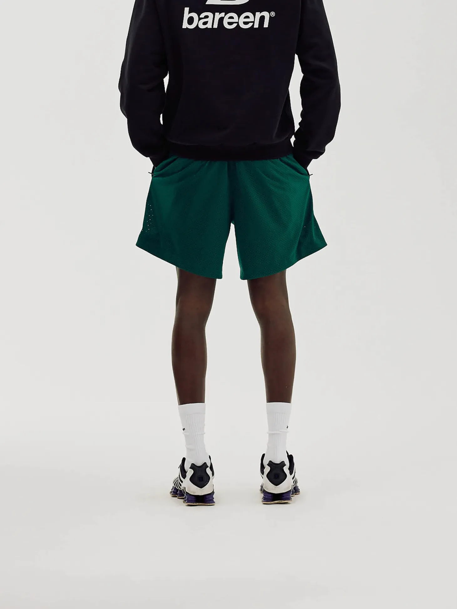 Mesh Shorts, Men - Deep Green
