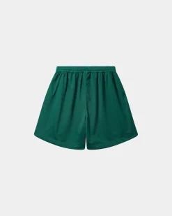 Mesh Shorts, Women - Deep Green