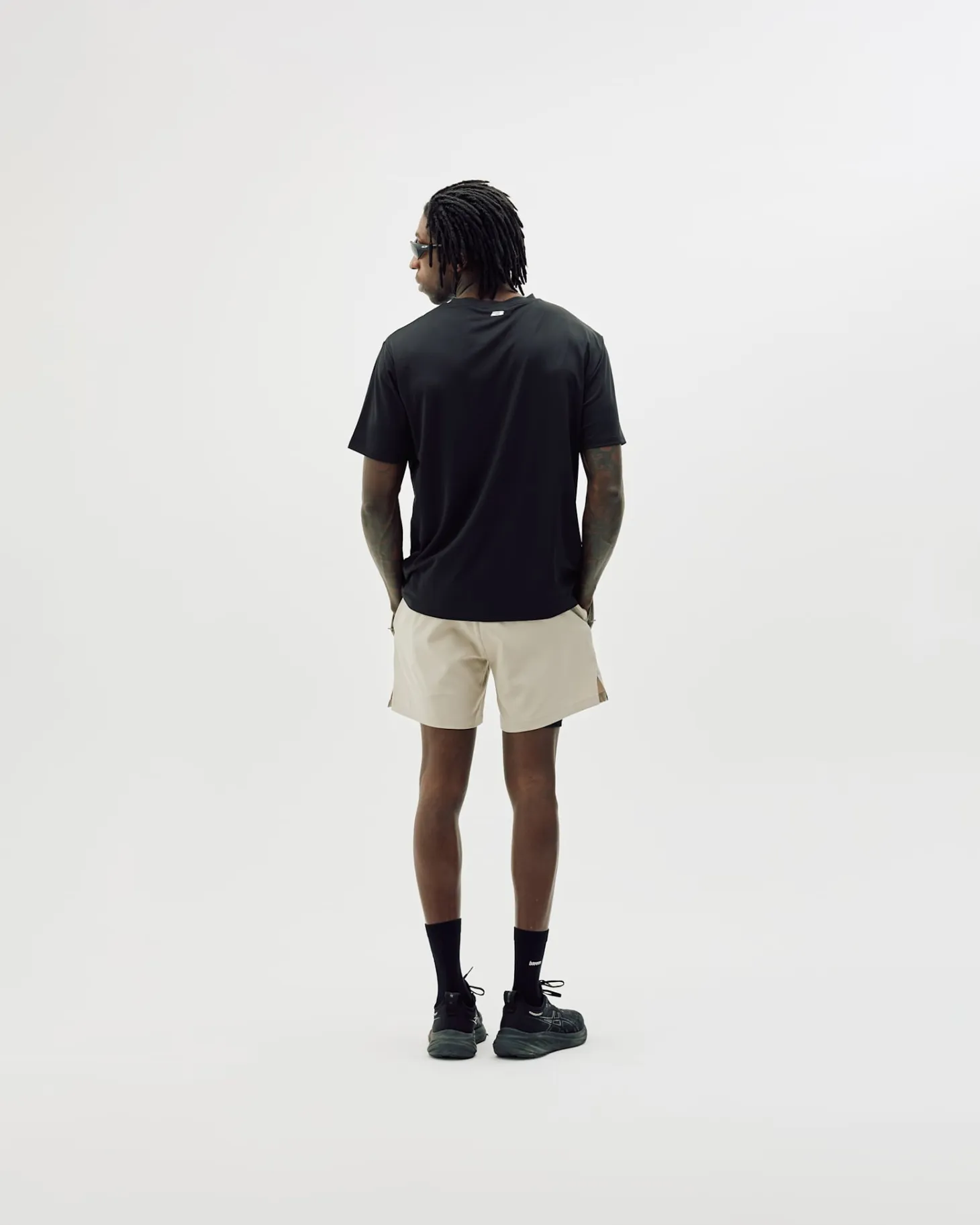 Monogram Sports Tee, Men - Black