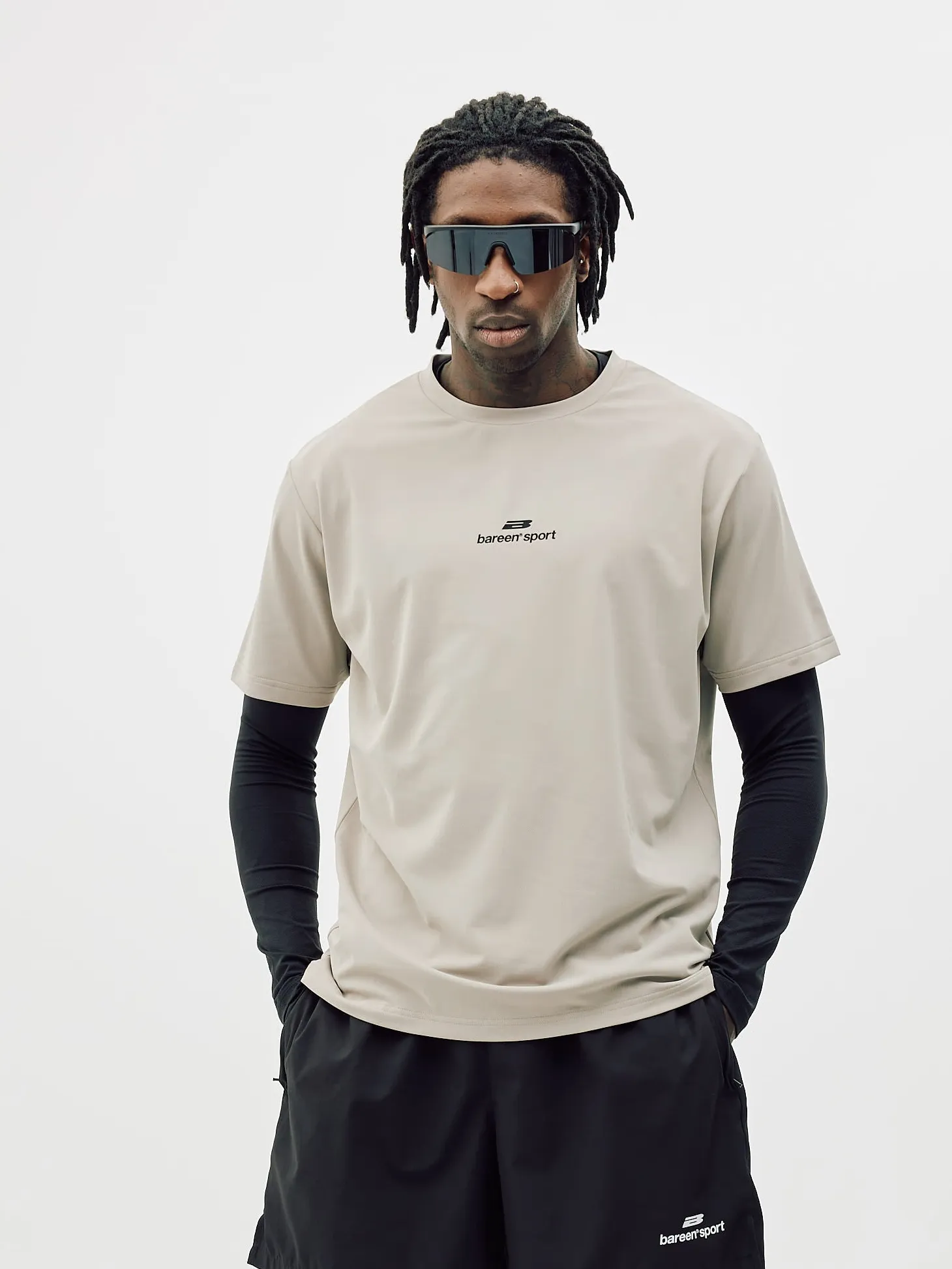 Monogram Sports Tee, Men - Clay