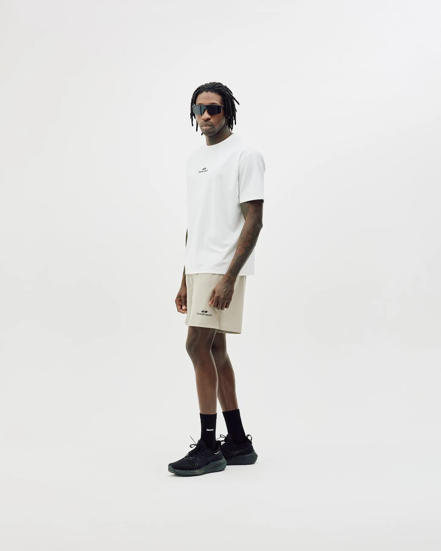 Monogram Sports Tee, Men - White