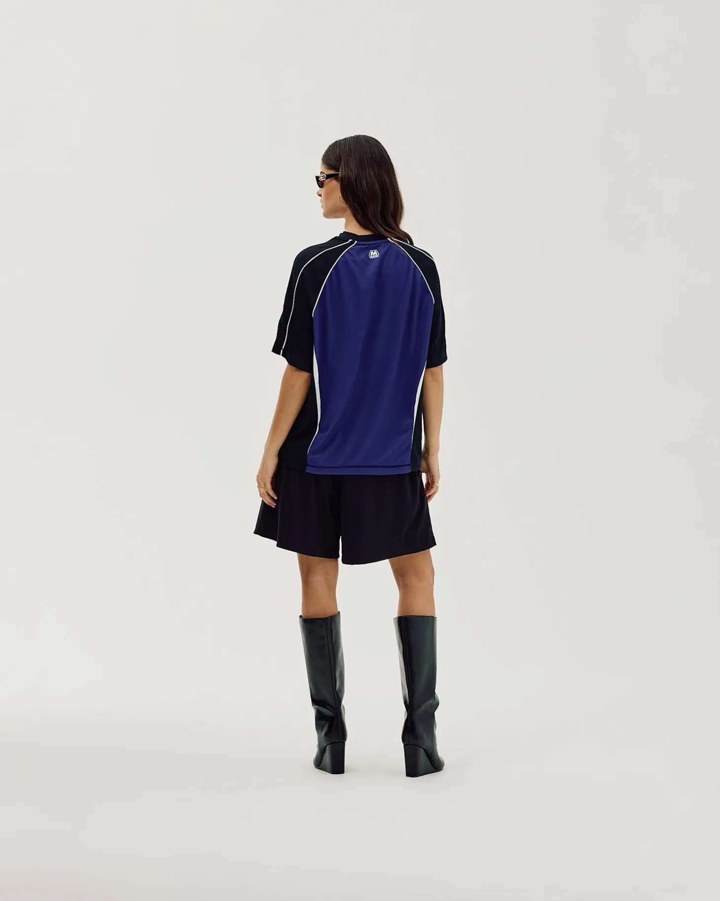 Moto T-shirt, Women - Cobalt Blue