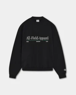 Oversize Crewneck, Men - AW25 - Black