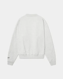 Oversize Crewneck, Men - AW25 - Cloudy Grey