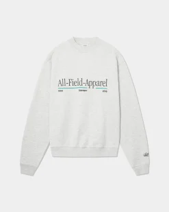 Oversize Crewneck, Men - AW25 - Cloudy Grey