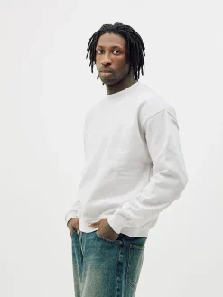 Oversize Crewneck, Men - Cloudy Grey