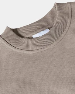 Oversize Crewneck, Men - Mocha