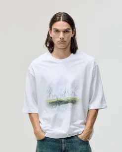 Oversized Box Fit, Men - Paradise Valley - White