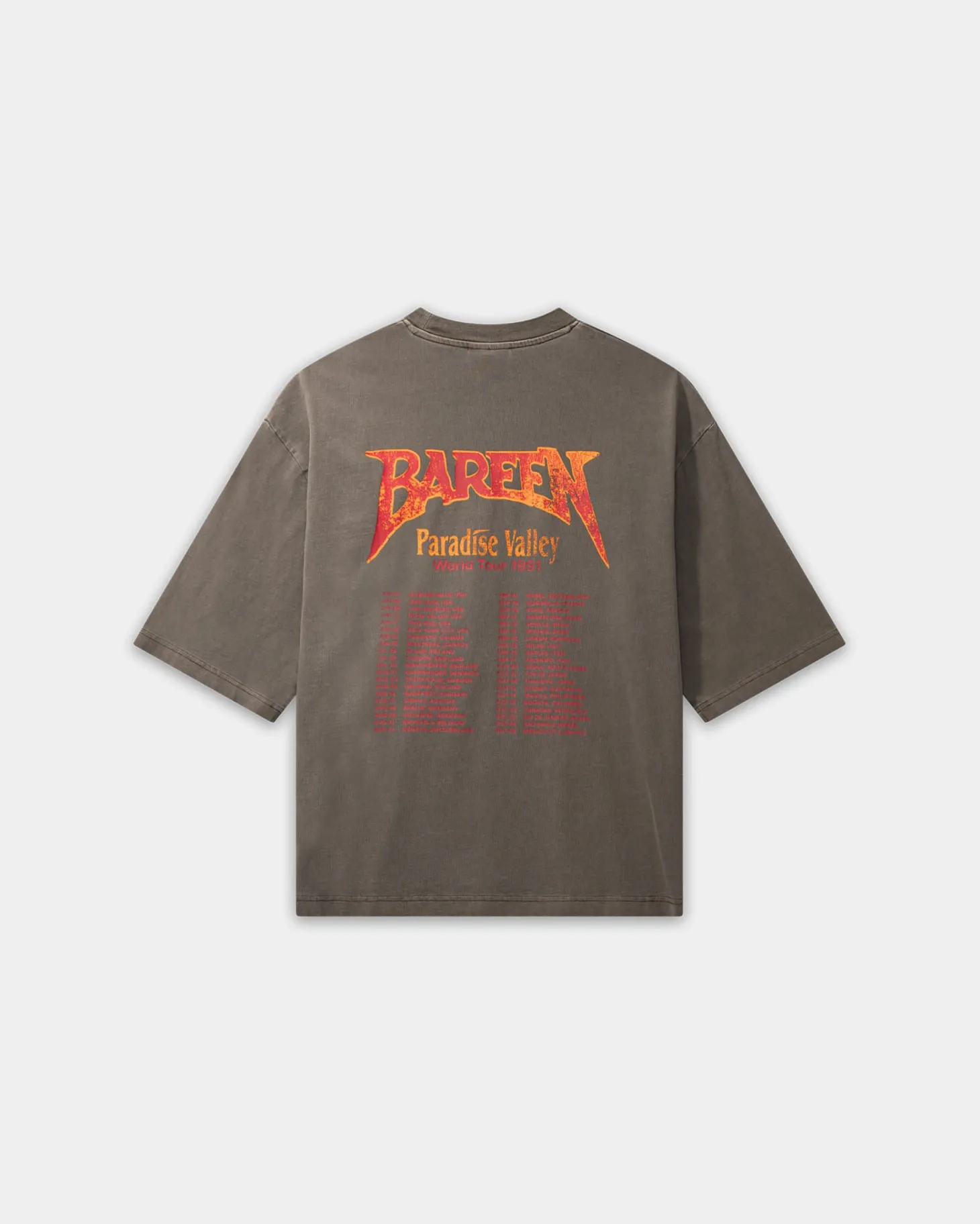 Oversized Box Fit, Women - World Tour - Washed Brown