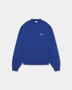 Oversized Crewneck, Men - Moto - Cobalt Blue