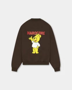 Oversized Crewneck, Women - Hardcore - Brown