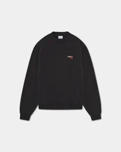 Oversized Crewneck, Women - Moto - Black