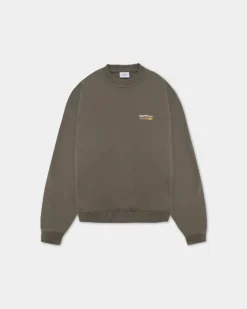 Oversized Crewneck, Women - Moto - Stone Grey