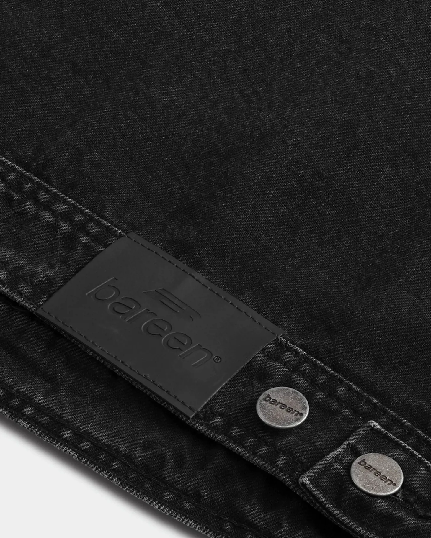 Oversized Denim Jacket, Women - AW25 - Dark Grey Denim