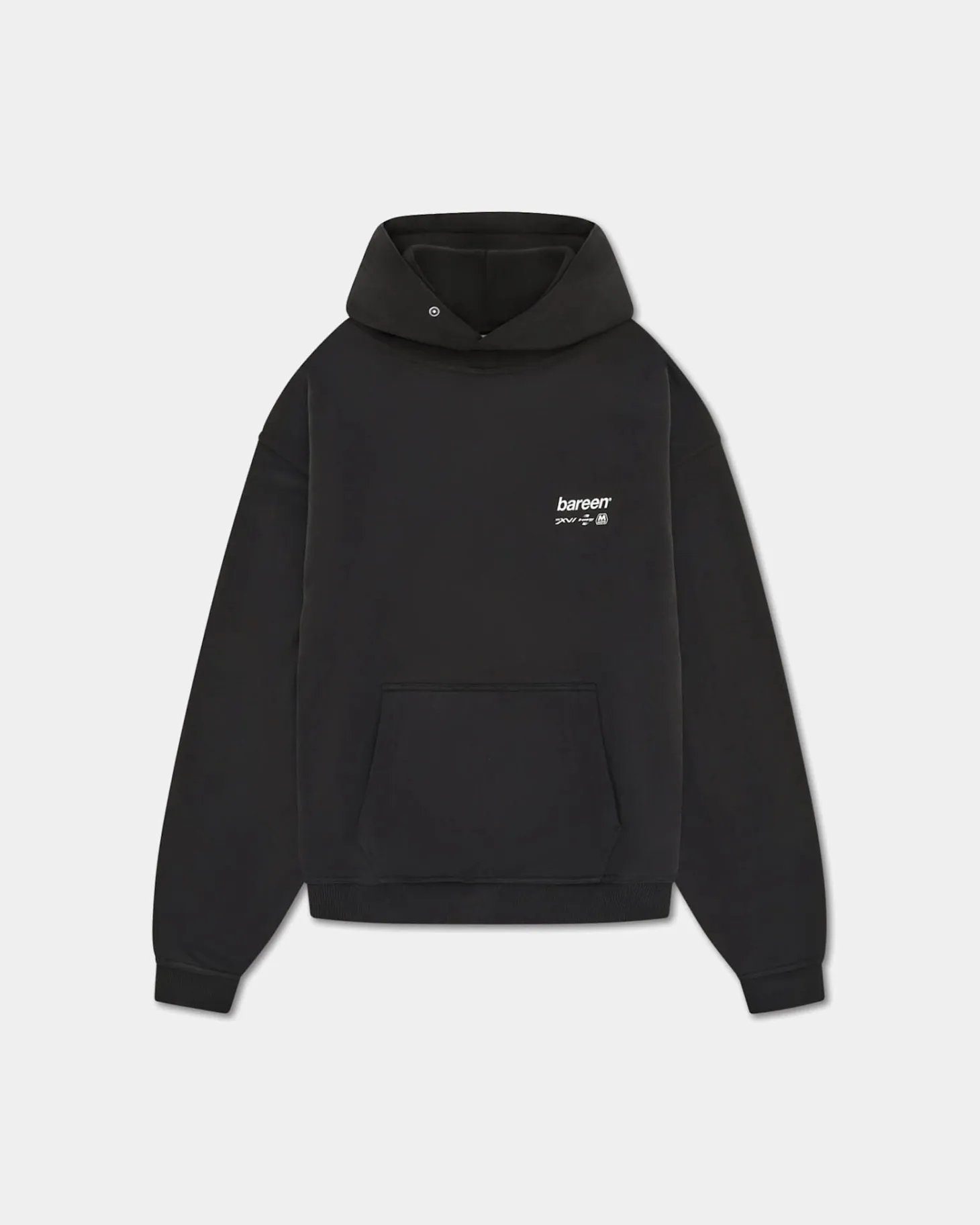 Oversized Hoodie, Men - MMXVI - Black