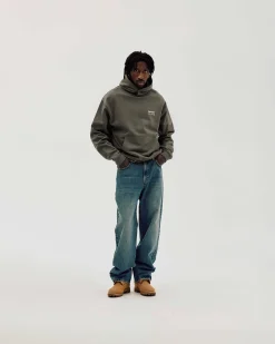Oversized Hoodie, Men - MMXVI - Stone Grey