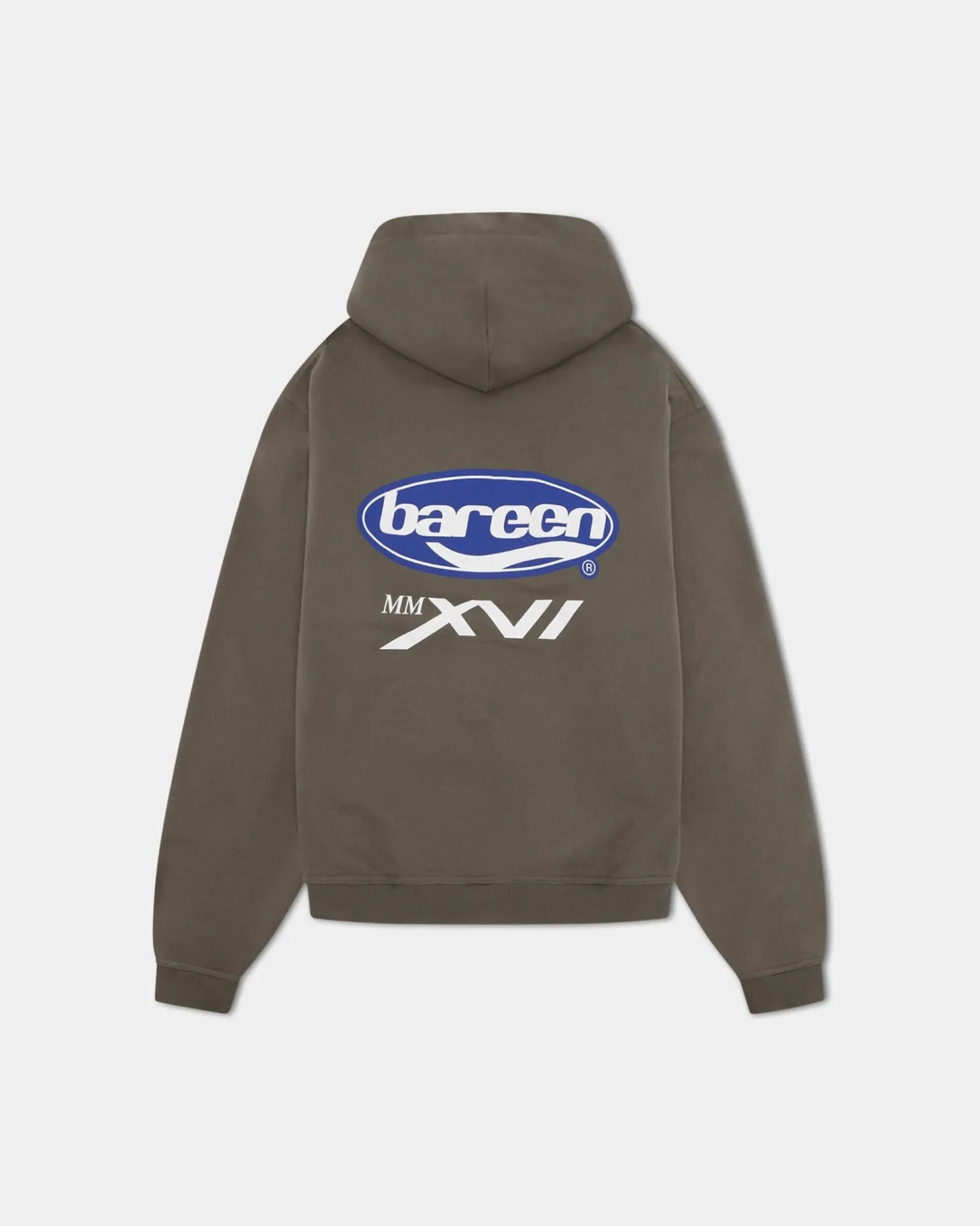 Oversized Hoodie, Men - MMXVI - Stone Grey