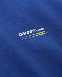 Oversized Hoodie, Men - Moto - Cobalt Blue