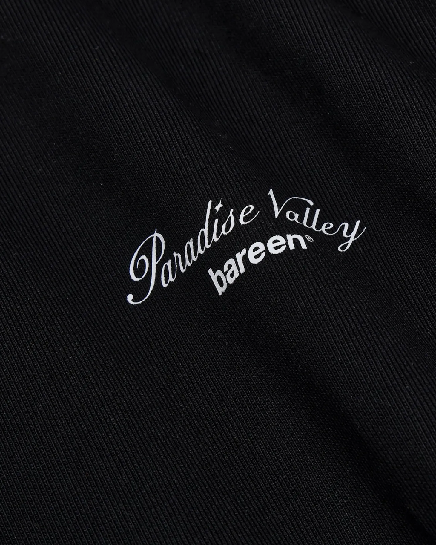 Oversized Hoodie, Men - Paradise Valley - Black