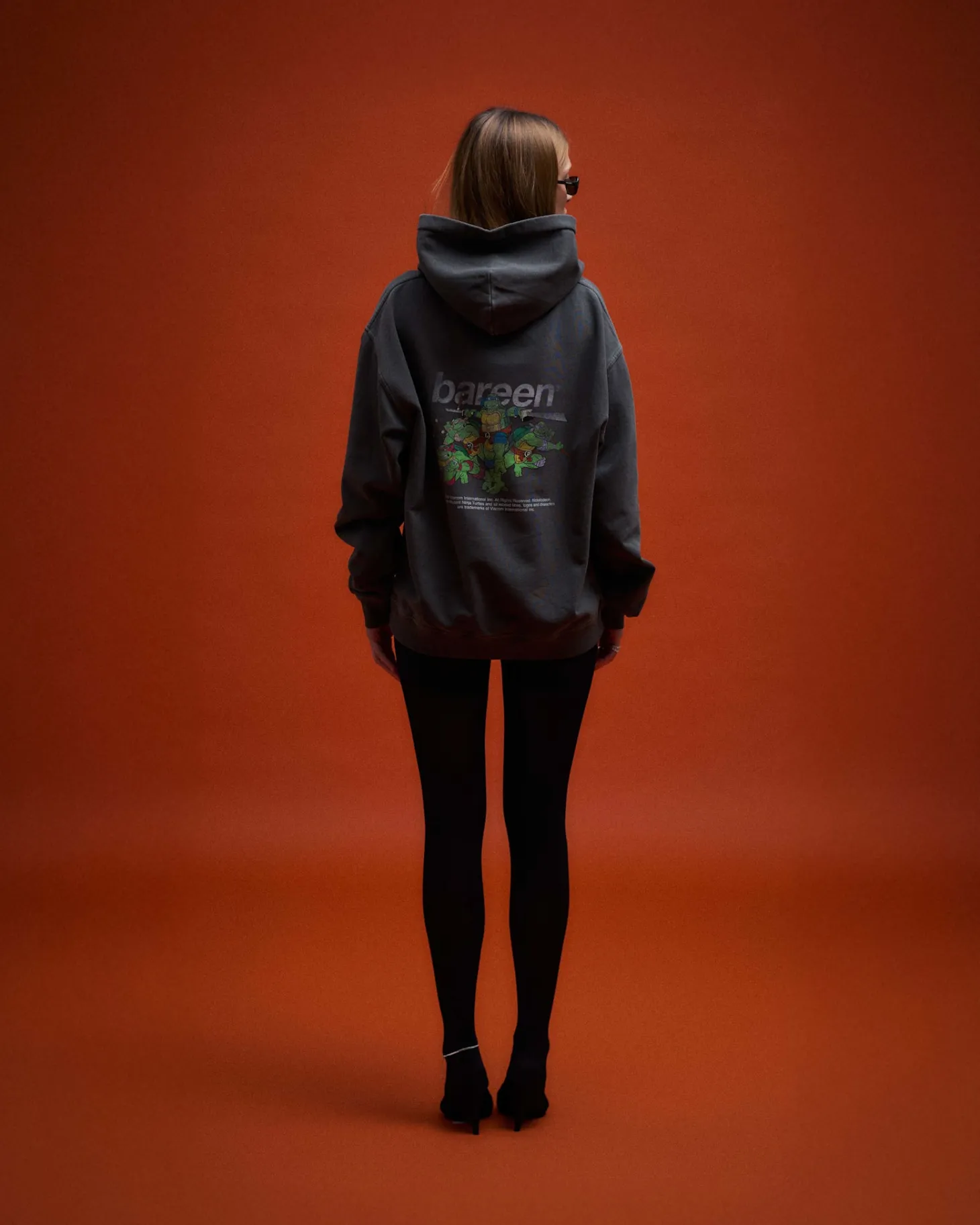 Oversized Hoodie - TMNT - Black
