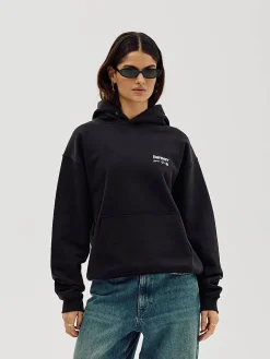 Oversized Hoodie, Women - MMXVI - Black