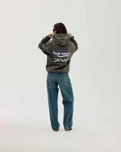 Oversized Hoodie, Women - MMXVI - Stone Grey