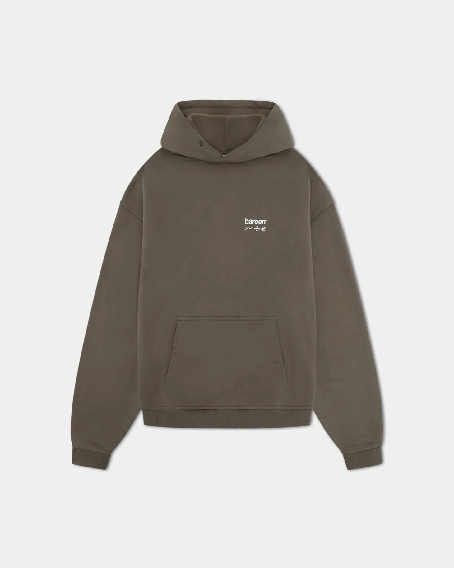 Oversized Hoodie, Women - MMXVI - Stone Grey
