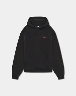 Oversized Hoodie, Women - Moto - Black
