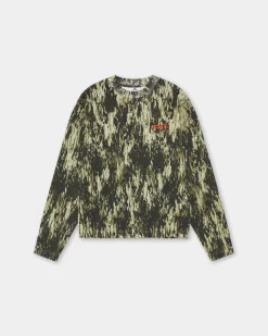 Oversized Long Sleeve, Men - Garment Services - Camo